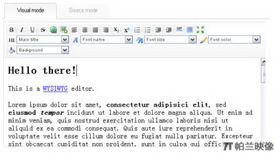 Control.Editor - Javascript富文本编辑器